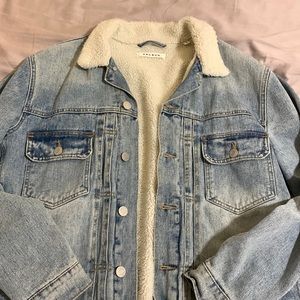 Pacsun Mens Jean Jacket Sherpa Lined Size L